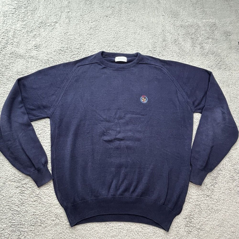 Pickering Golf Sweater Mens Size 2XL Vintage Blue‎ RRC Bird Pullover Made in USA